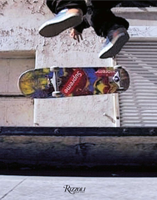 Book cover is a photograph closeup of a skater flipping skateboard.