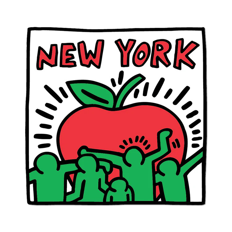 Keith Haring New York Sticker