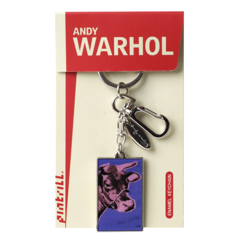 The enamel key clip inside of its packaging.