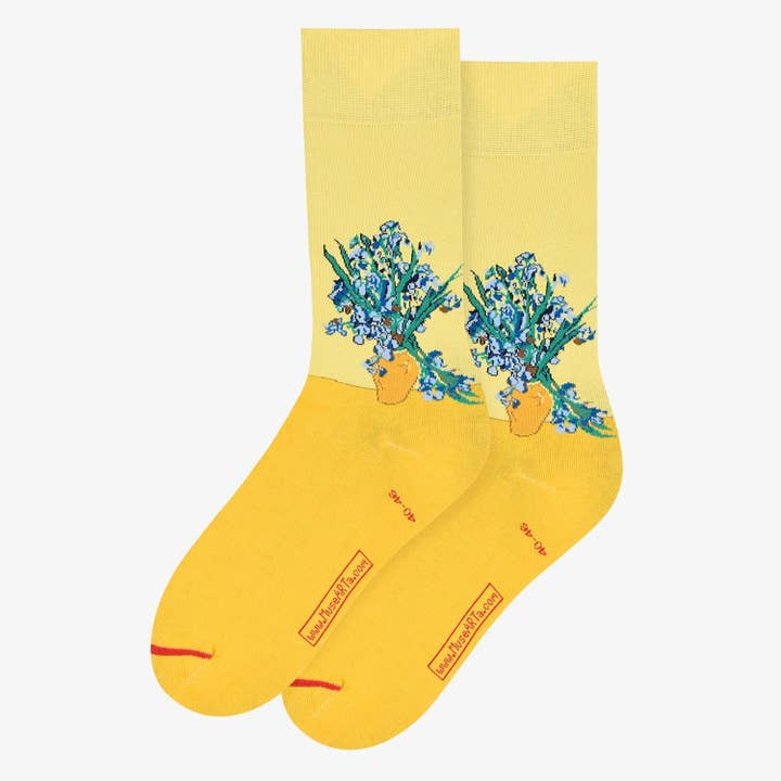 Vincent van Gogh - Irises - Women's Sock Yellow