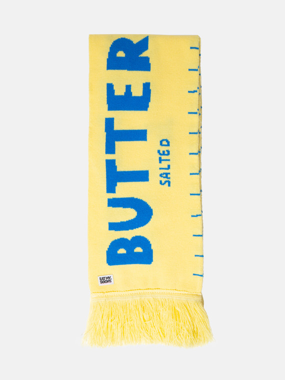 yellow scarf, butter them.