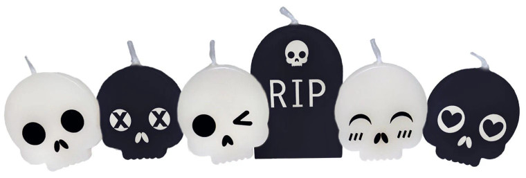 Graveyard Party Birthday Candles