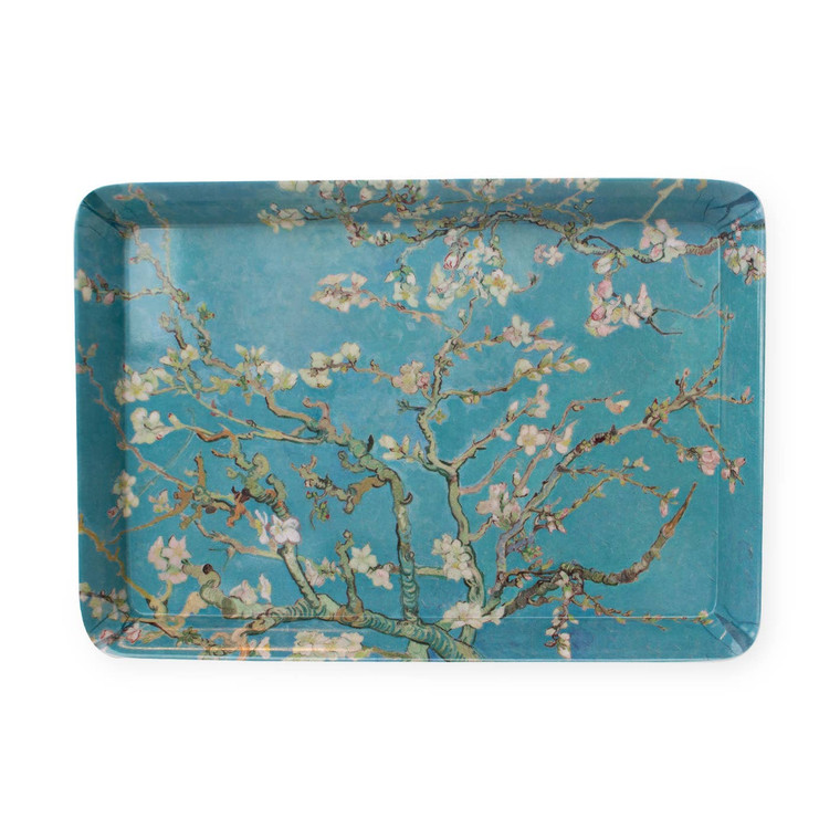 Van Gogh Almond Blossom serving tray front view
