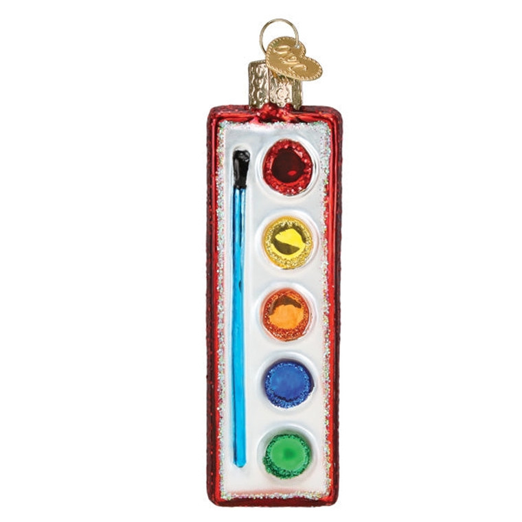 Watercolor Palette Ornament