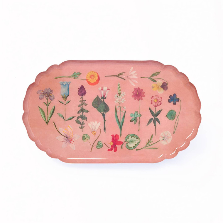 Festival or Flowers enamel tray.