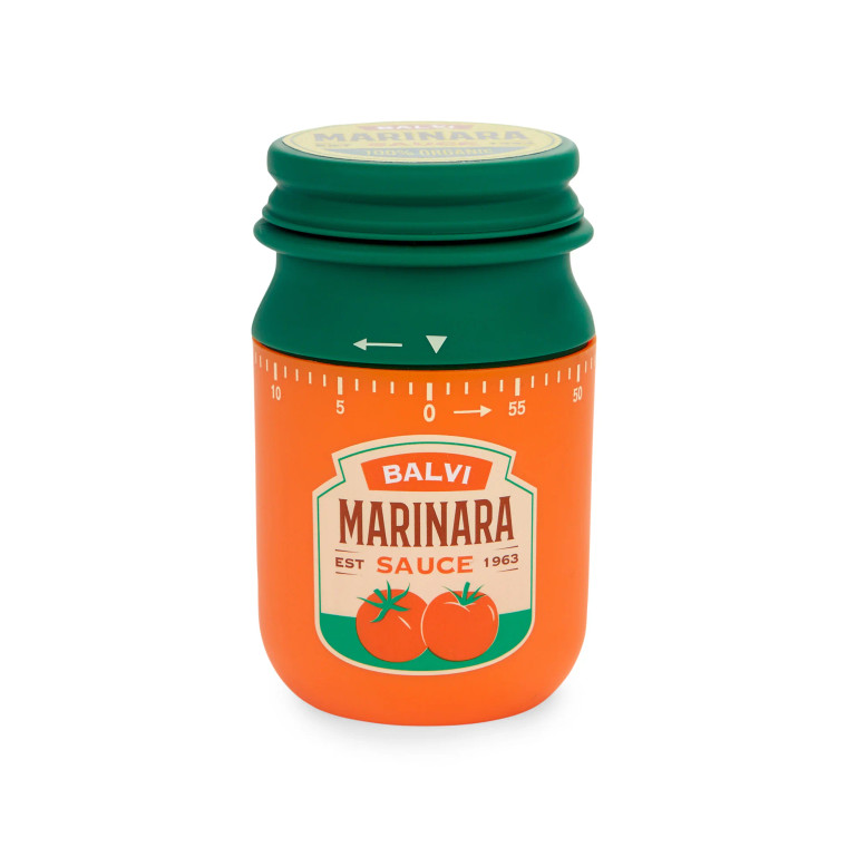Jar shaped marinera condiment timer,