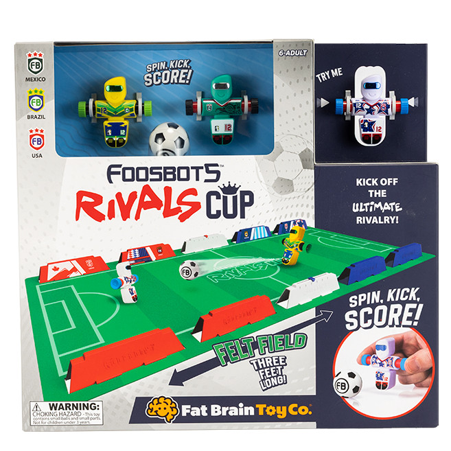 A boxed Foosbot game set
