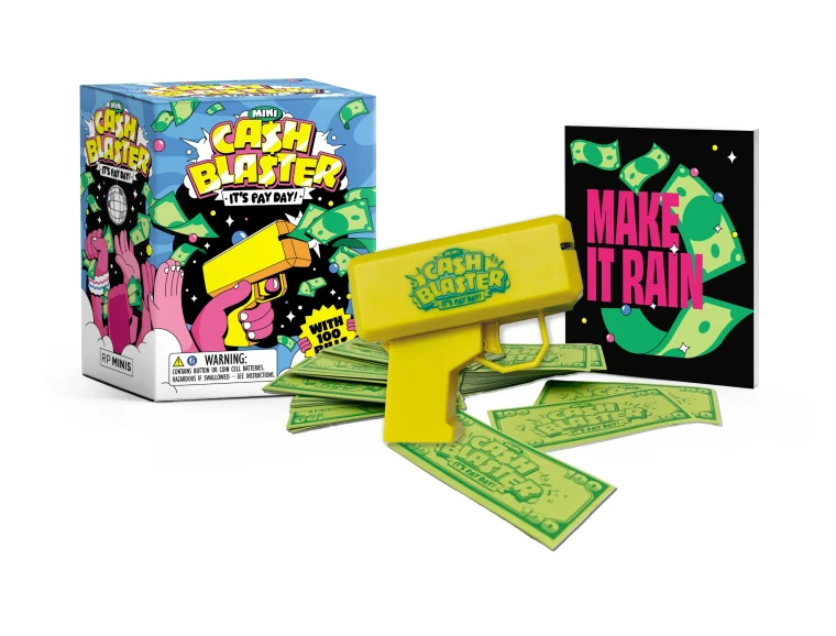 Yellow Money gun Cash Blaster