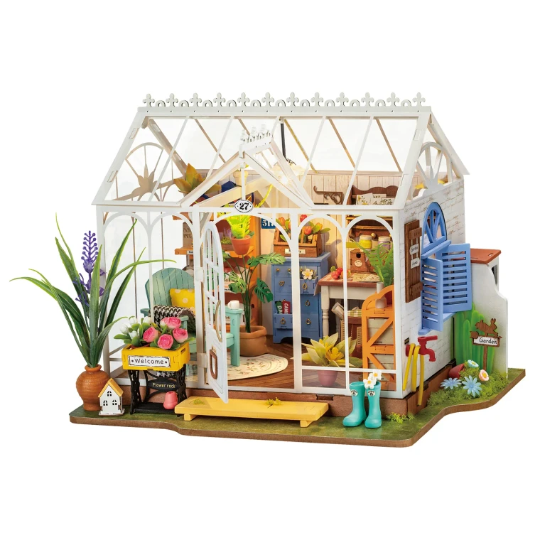 DIY Miniature Dreamy Garden House Kit