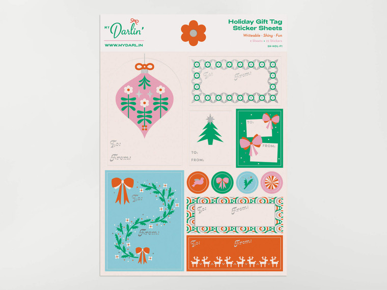Flat sticker sheet