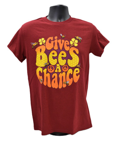 Give Bees A Chance Adult Tee Shirt