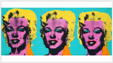 Warhol Marilyn XL Postcard