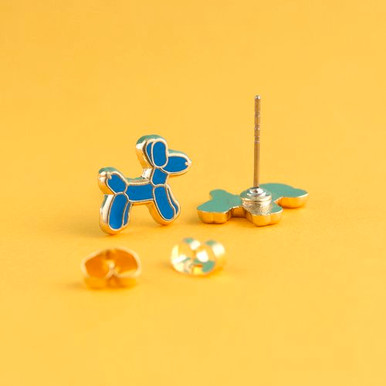 Balloon Dog Stud Earrings – The Loot NYC