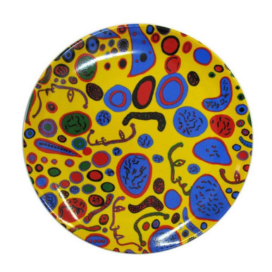 Love Was Infinitely Shining Ceramic Plate X Yayoi Kusama
