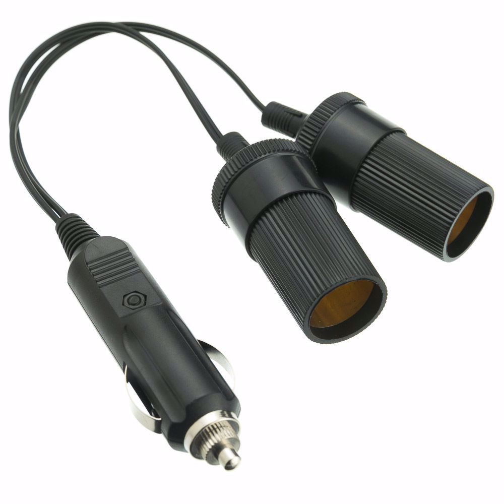 Dual Cig Lighter Y/Splitter 12V DC