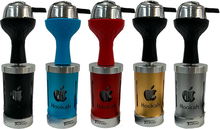 Topoo Mini Hookah with LED Light, Apple