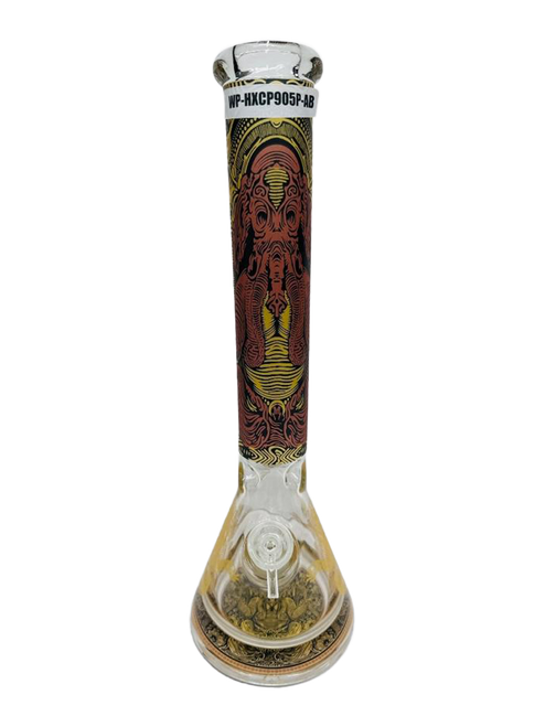 16" Water Pipe Beaker With Ice Catcher