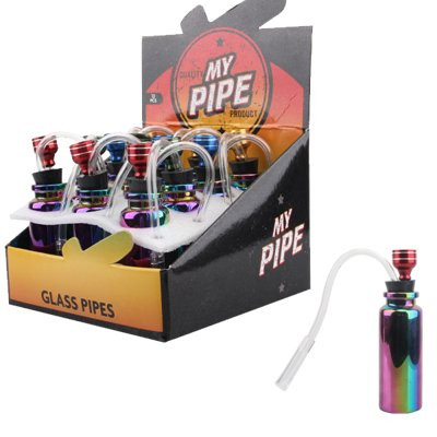 Glass Mini Water Pipe UV Rainbow