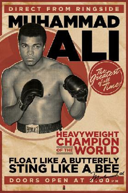 MUHAMMAD ALI POSTER - 24" X 36"