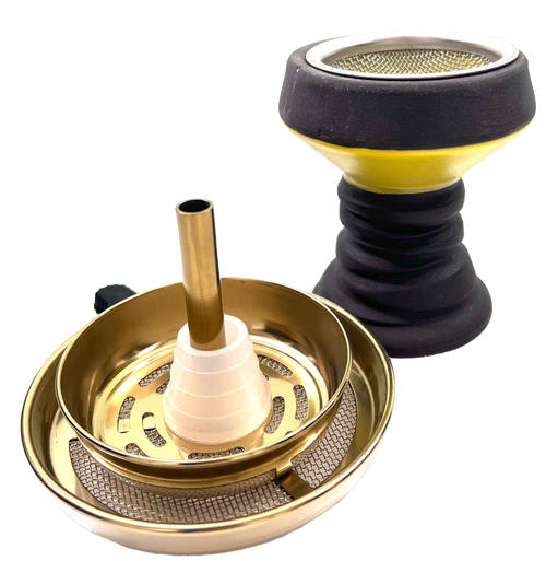 Hookah Bowl W/ Screen & Charcoal Holder And Grommet