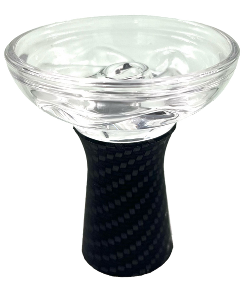Hookah Bowl Glass Top With Silicone Base in a Box