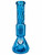 13" Water Pipe Beaker, Tree Perc, Twisted Mix Color Glass
