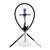Aluminum + Glass Hookah -  Rhinestone Stem