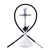 Aluminum + Glass Hookah -  Rhinestone Stem