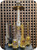 26" Aluminum Resin Hookah - Lion Stem