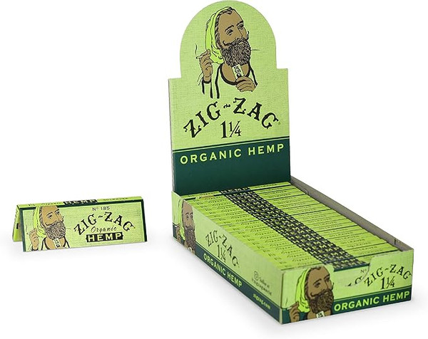 Zig Zag Organic Hemp 1&1/4 - 24/Bx