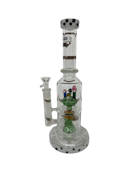 15" Water Pipe in a Box - Mushrooms