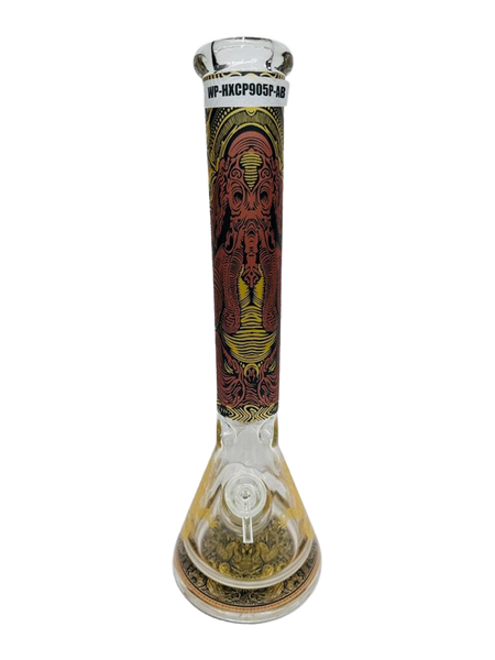 16" Water Pipe Beaker With Ice Catcher