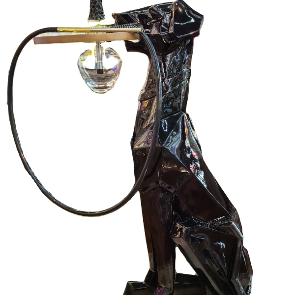 Aluminum + Resin Hookah Electroplate Color -  Dog