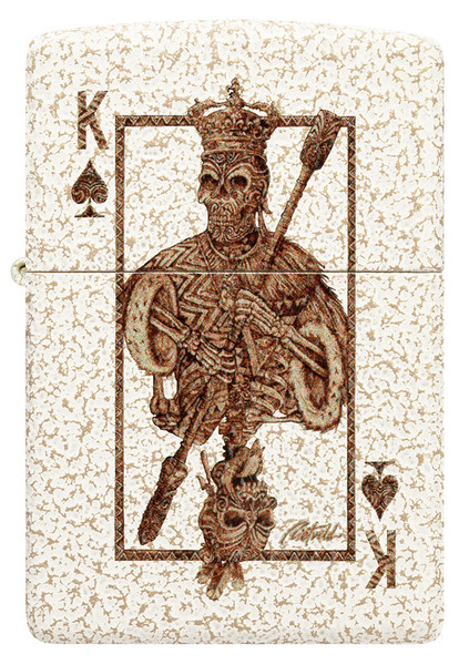 Zippo Lighter, 49181 Rick Rietveld, Skeleton King