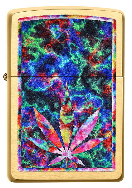 Zippo 204B Leaf Design
