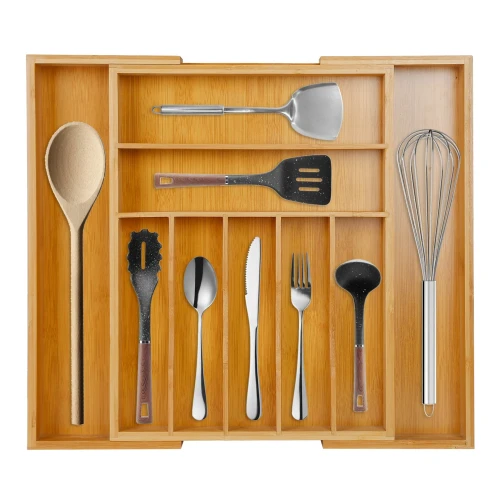 Bamboo Drawer Divider Kitchen 