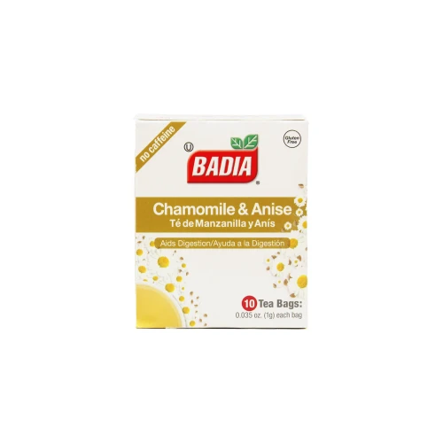 BADIA CHAMOMILE & ANISE TEA BAGS
