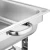 L Triple Tray Stainless Steel Roll Top Chafing Dish Food Warmer