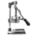 7" Black And Silver Stainless Steel Manual Juicer
