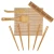 Bamboo Sushi Making Kit with 2 Sushi Rolling Mats, 5 Pairs of Reusable Bamboo Chopsticks, 1 Rice Paddle and 1 Spreader - Beginner Sushi Kit