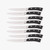Elite Set of 8 Steak Knives - Black