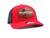 EFK Trucker Hat with printed leather patch- Red