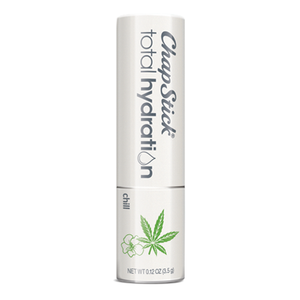 ChapStick® Total Hydration Essential Oils Chill lip balm in white 0.12-ounce tube.