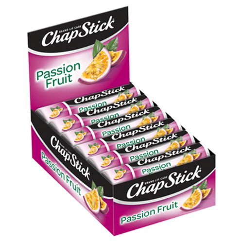 ChapStick® Fan Favorites Passion Fruit Lip Balm (0.15 ounce, box of 12).