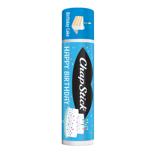 ChapStick® Happy Birthday Lip Balm in 0.15oz blue  tube.