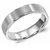 Crown Ring WB-9096 5.5mm Satin 14kt White Gold - Comfort Fit