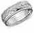 Crown Ring WB-9098 7mm Woven 14kt White Gold - Comfort Fit