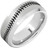 Jewelry Innovations Serinium® Beveled Baseball Ring - RMSA006203