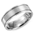 LB-2024-z Light Weight 7.5mm Satin & Polished Edge Comfort Fit Ring