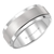 LB-9004-z Light Weight 8mm Satin & Polished Step Edge Comfort Fit Ring